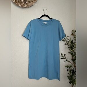 Madewell Tee Shirt Dress Blue Medium